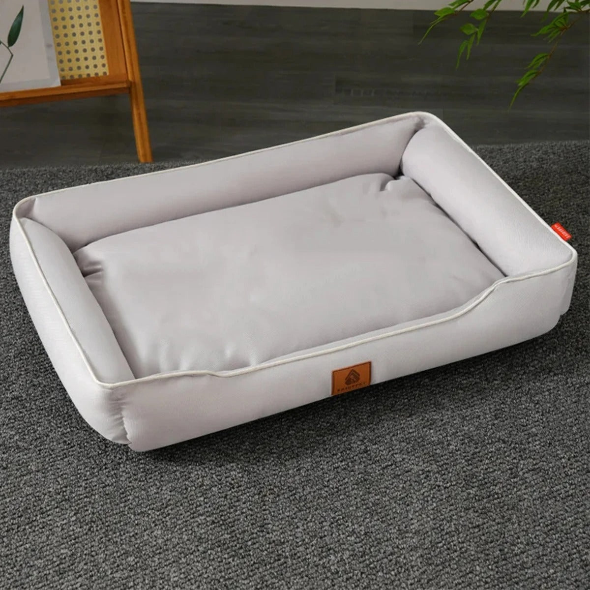 Four Season Square Dog Bed Waterproof, Bite Resistant & Cozy Pet Sofa for Large Dogs & Cats