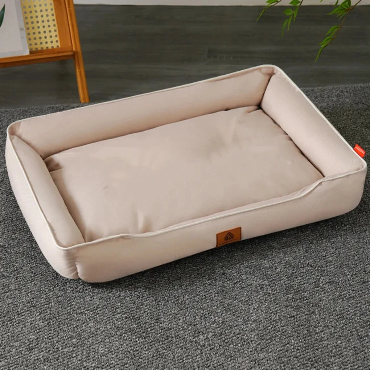 Four Season Square Dog Bed Waterproof, Bite Resistant & Cozy Pet Sofa for Large Dogs & Cats