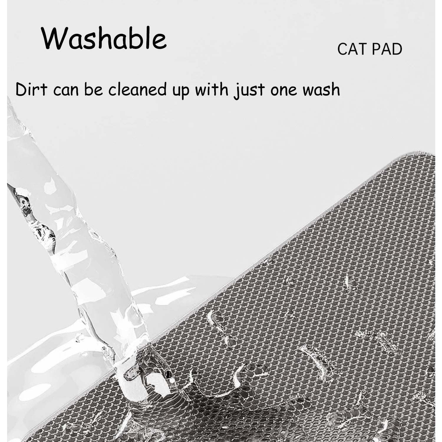 Waterproof Double Layer Cat Litter Mat Non Slip & Washable