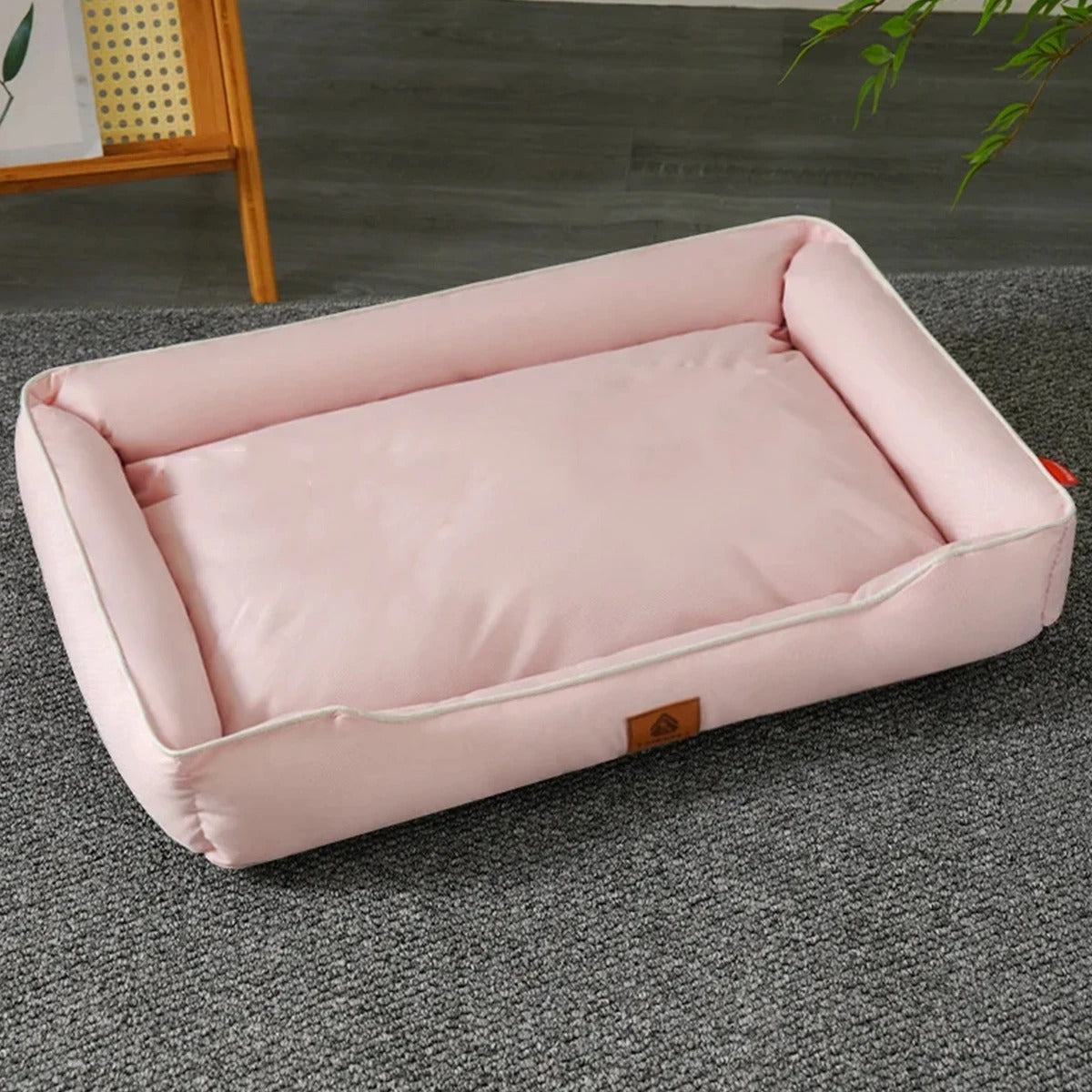Four Season Square Dog Bed Waterproof, Bite Resistant & Cozy Pet Sofa for Large Dogs & Cats